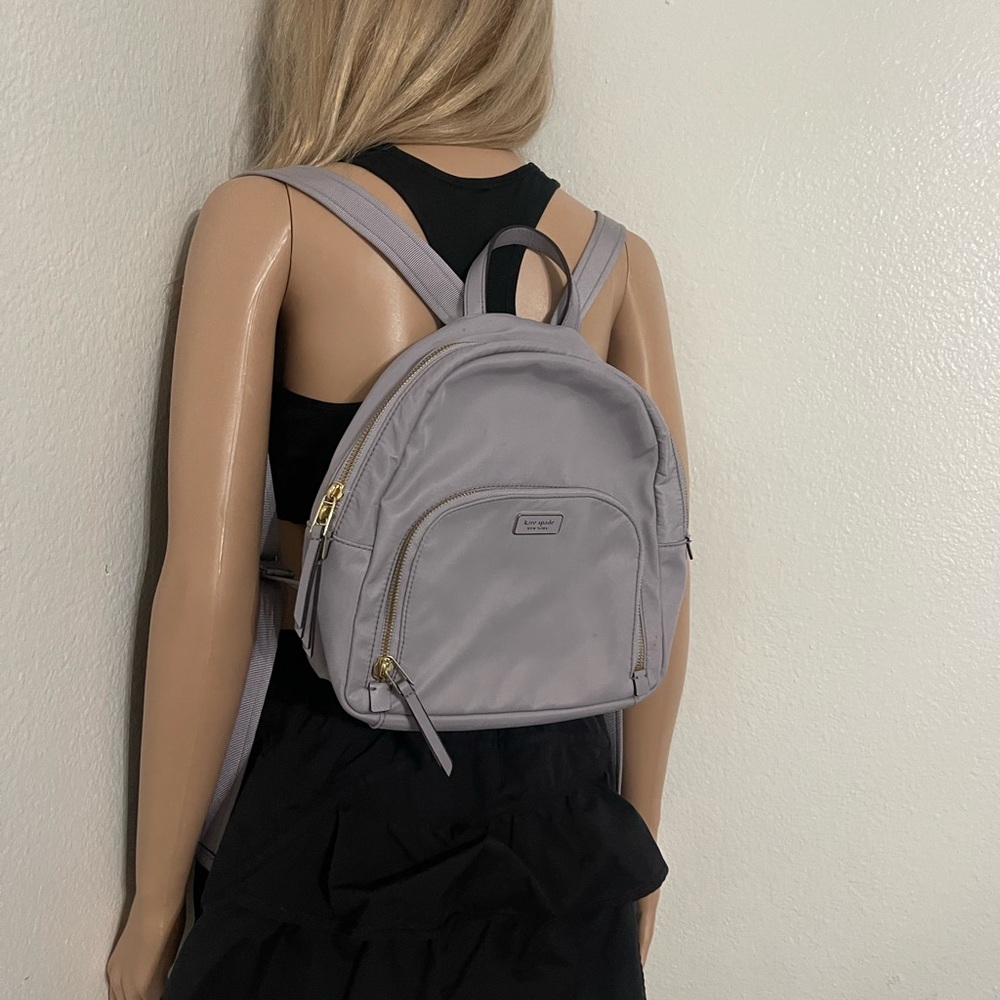 Kate Spade ♠️ New York Consellblu Medium Backpack Dawn Nylon bag - Picture 8 of 16
